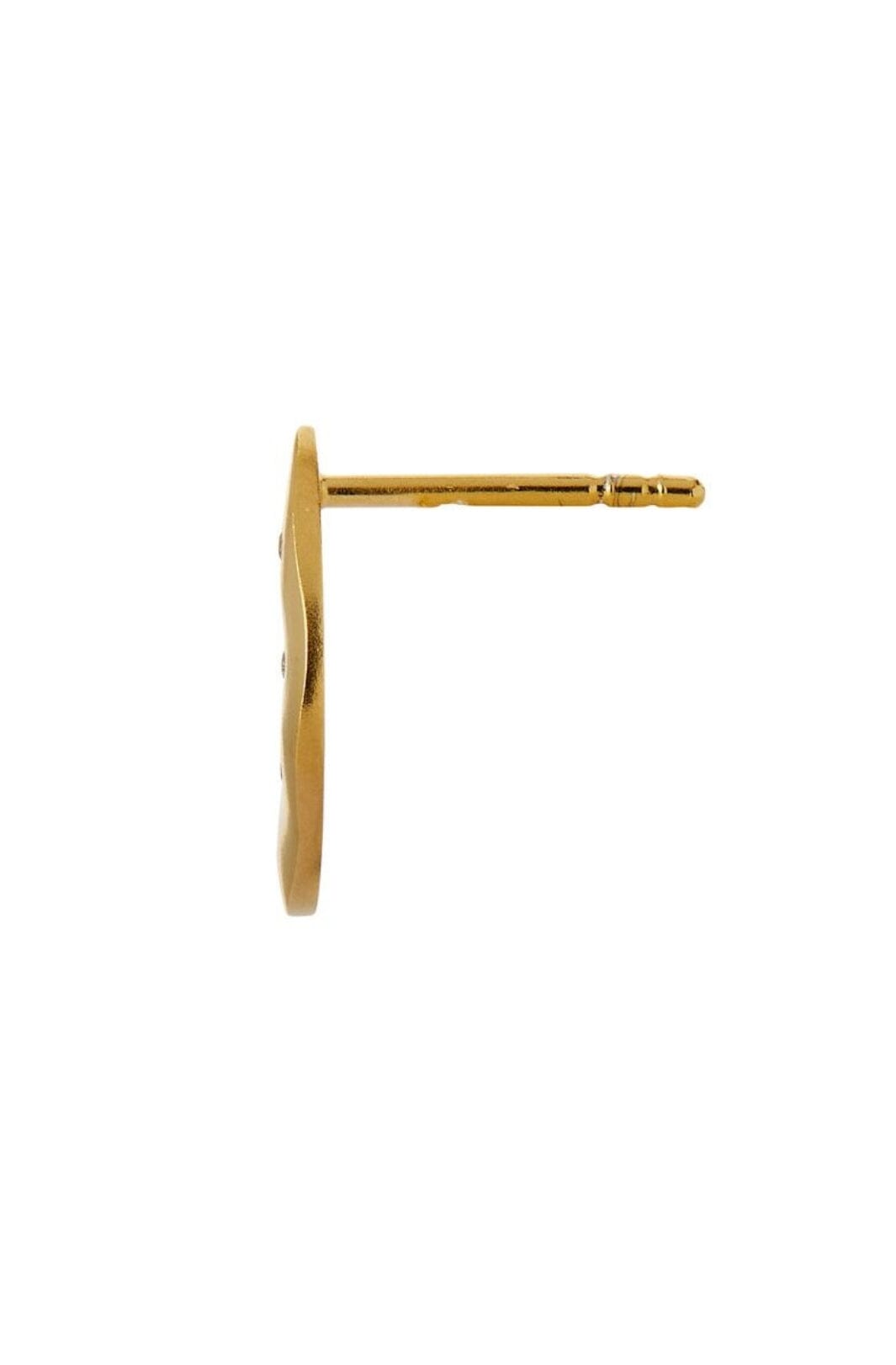 Stine A - Bella Moon Earring With Four Stones - Single - 1357-02