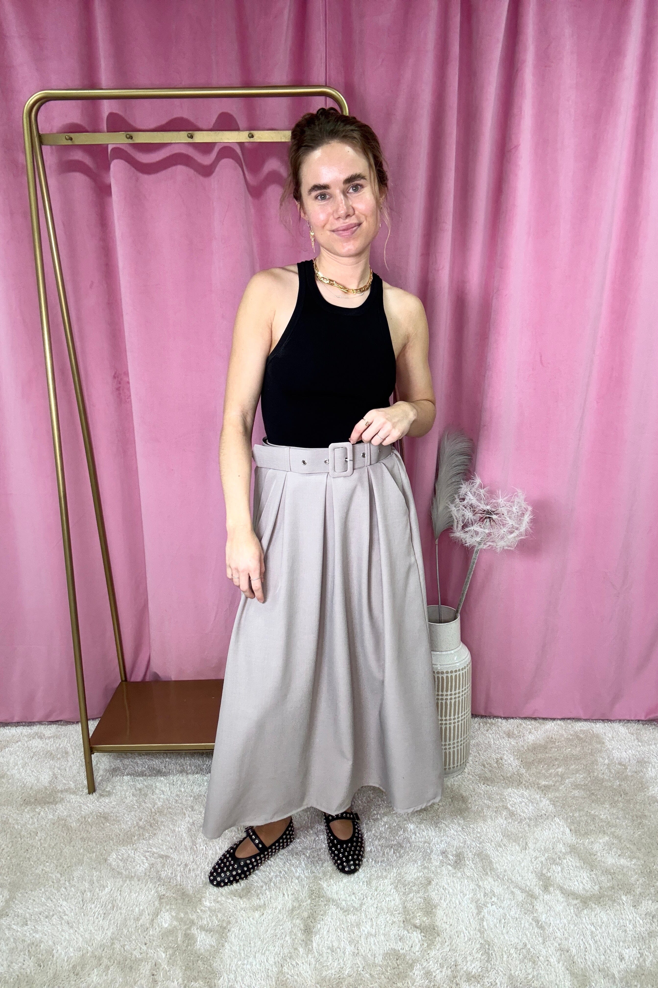 A-bee - Berta Skirt - Champagne