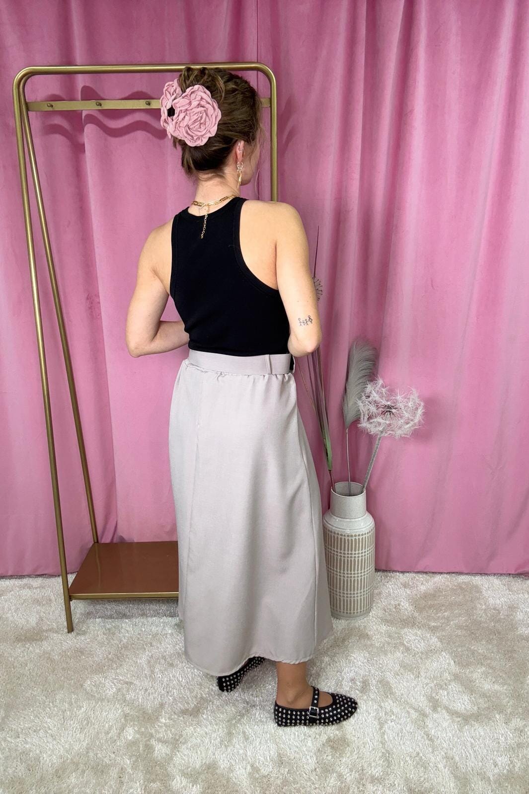 A-bee - Berta Skirt - Champagne