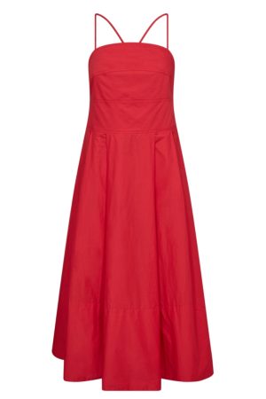 Forudbestilling - Copenhagen Muse - Cmpoplin-dress 206244 - 8151 Tomato