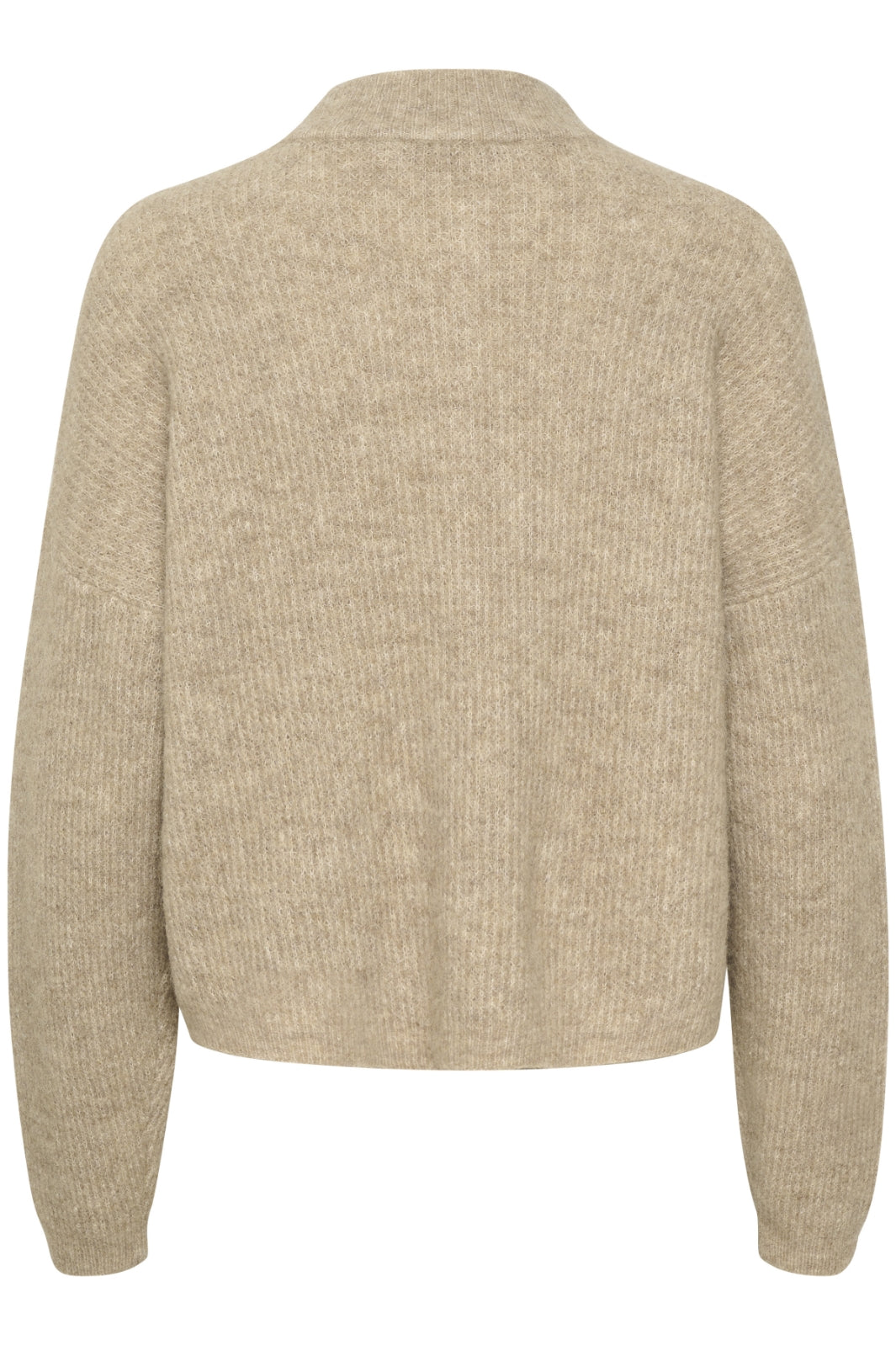 gestuz-alphagz-short-cardigan-noos-warm-sand-melange_1.jpg Gestuz - AlphaGZ Short Cardigan NOOS - Warm Sand Melange