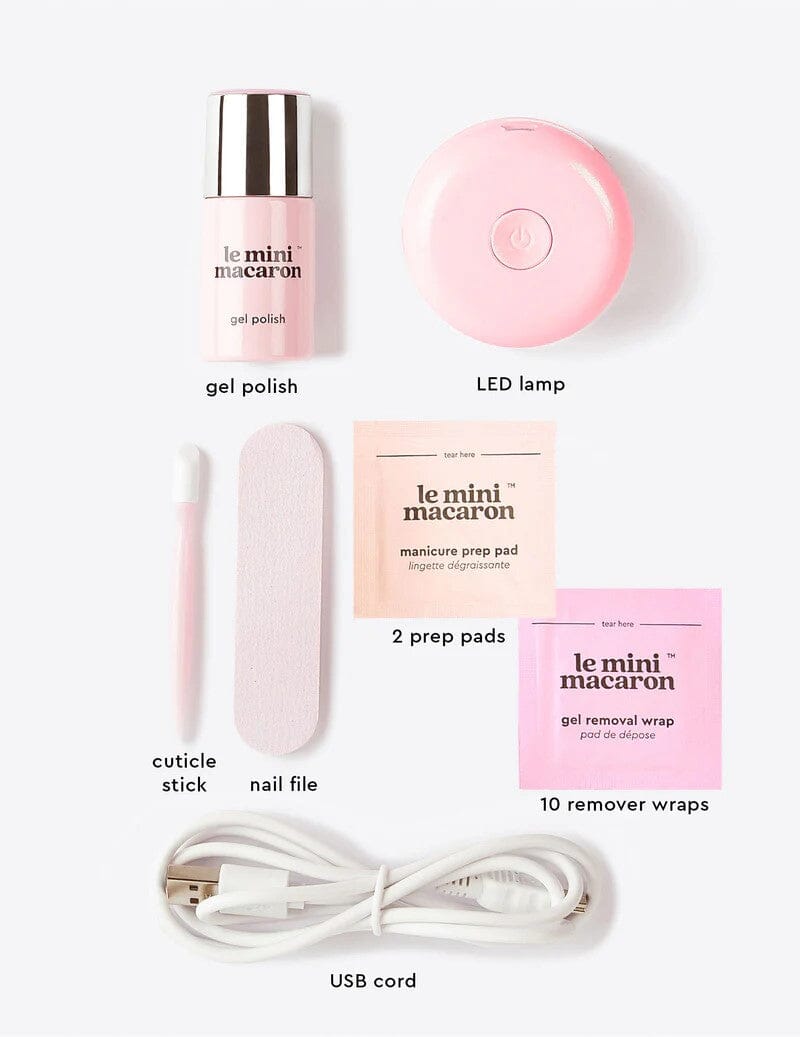 Le Mini Macaron - Gel Manicure Kit KIT025 - Pink Quartz