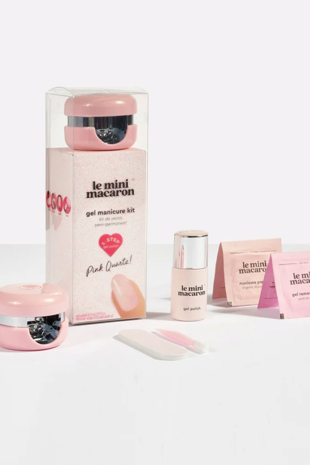 Le Mini Macaron - Gel Manicure Kit KIT025 - Pink Quartz