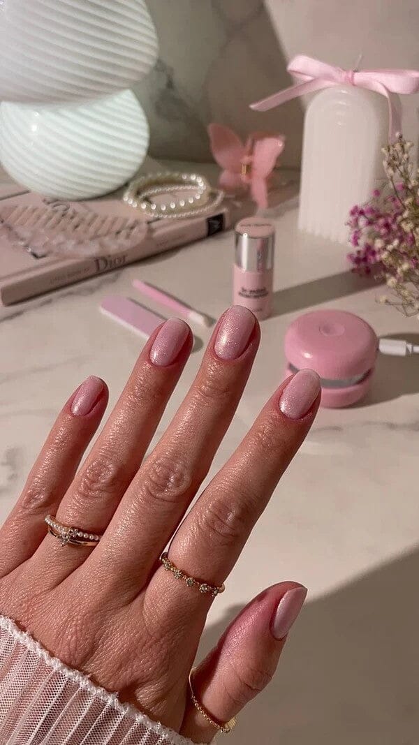 Le Mini Macaron - Gel Manicure Kit KIT025 - Pink Quartz