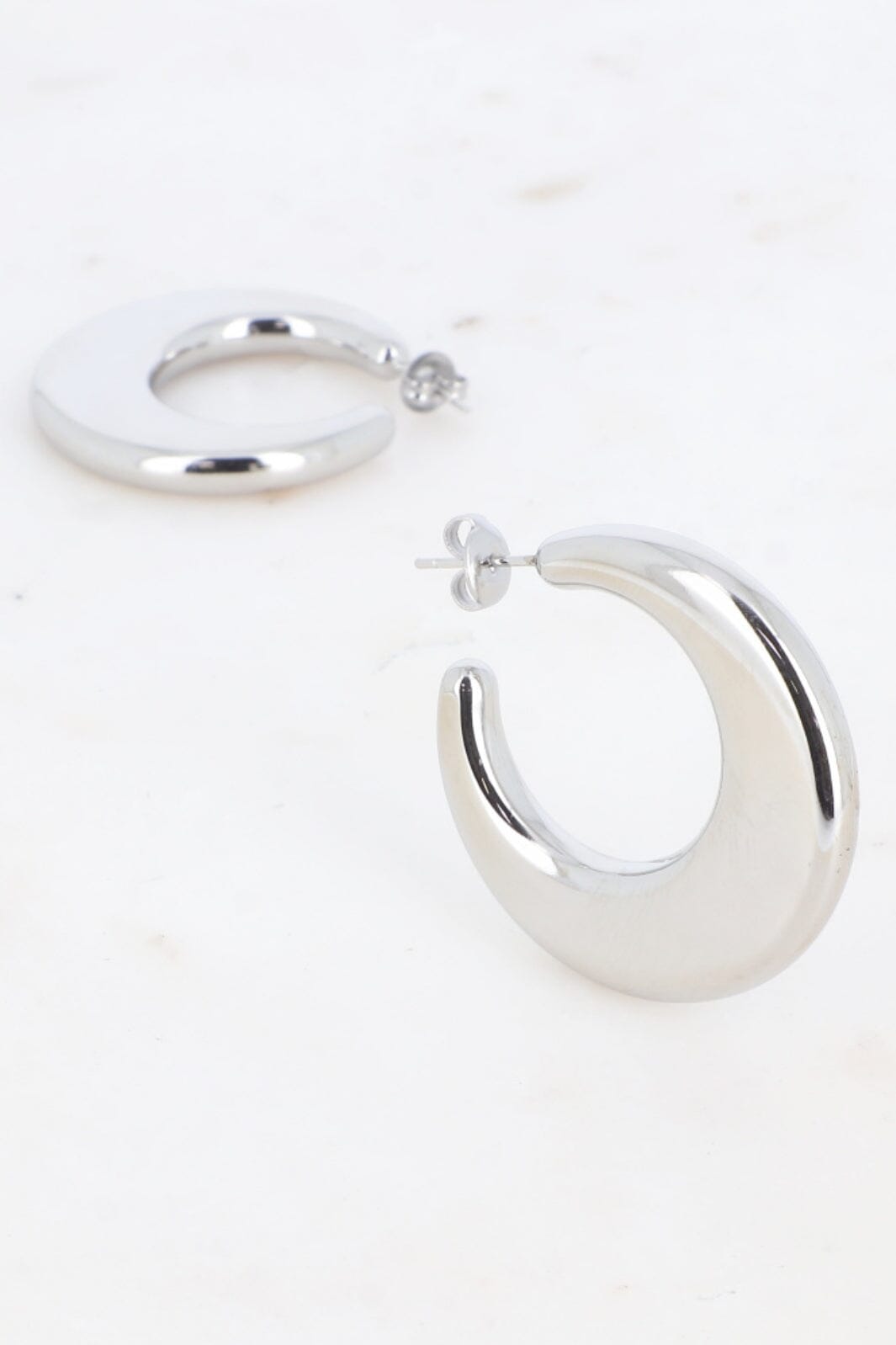 Mellow Moon - Luna Creoler BM1331E0580 - Forsølvet Online nu