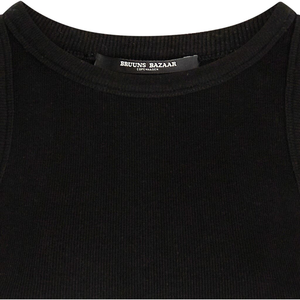 Bruuns Bazaar - KatyBB Rib Tank top - Black