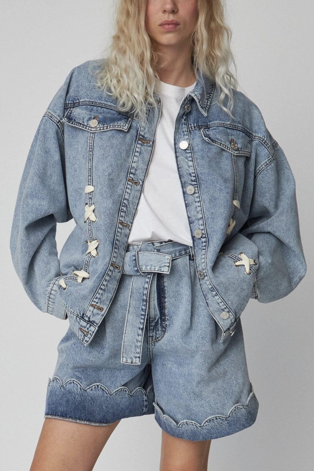 Stella Nova - Moon Washed Denim Jacket - 076 Denim Moon Wash
