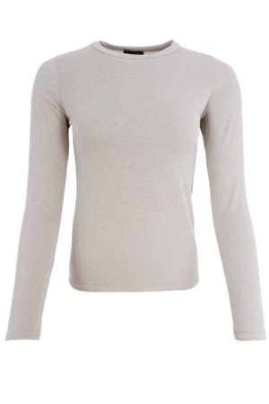 Black Colour - Bcfaye Lurex Blouse - Pearl Silver på udsalg