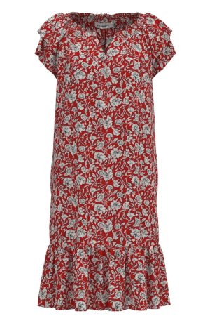 Co´Couture - Sunrisecc Crop Scarlet Dress 36490 - 358 - Red