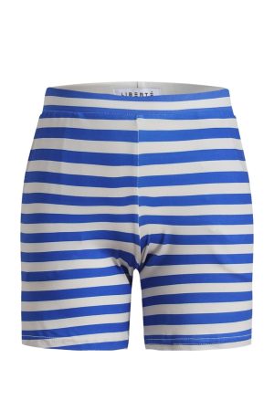 Forudbestilling - Liberte - Alma-Shorts (Kids) 9617 - Stripe Ivory Cobolt