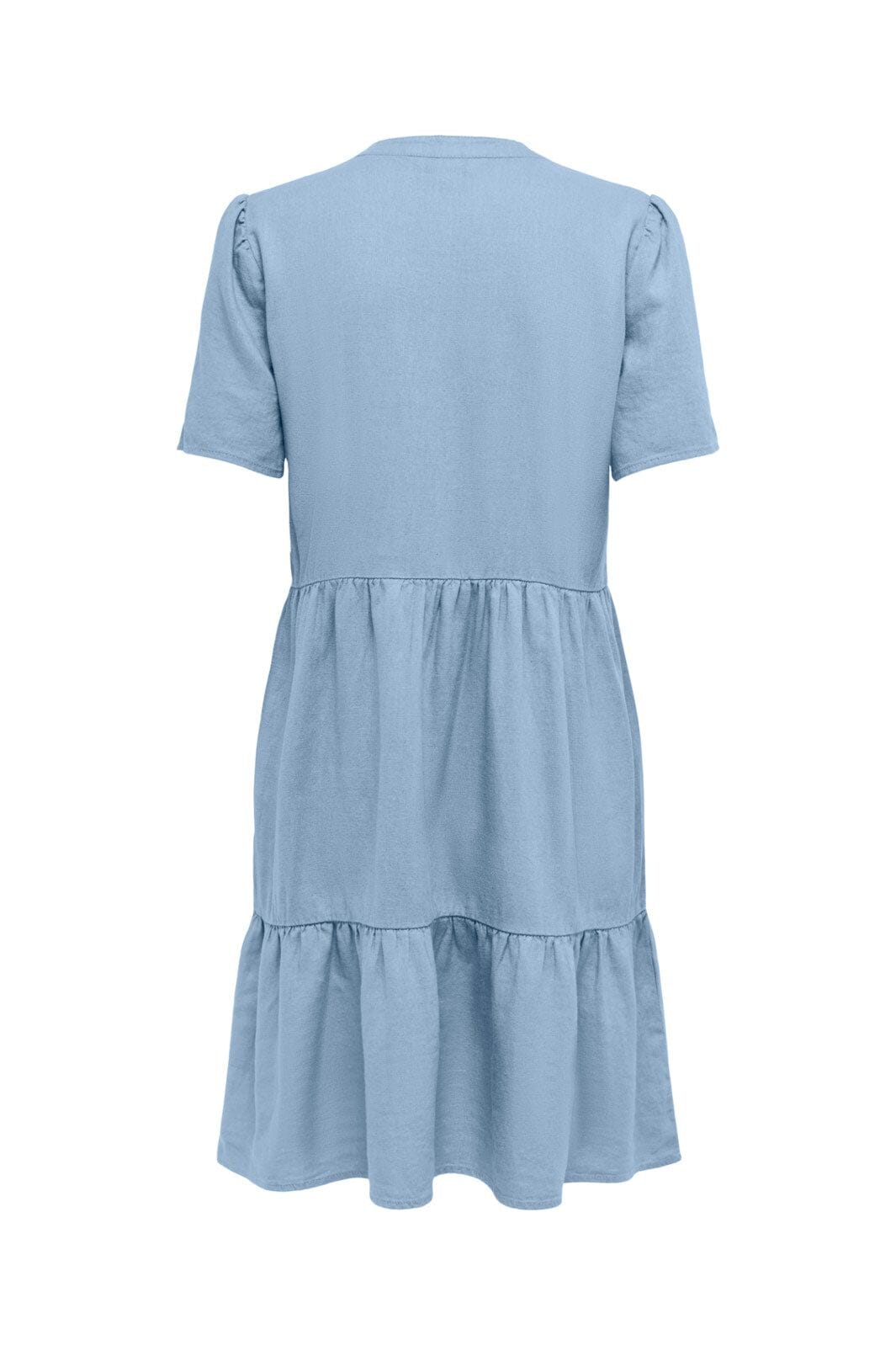 only-onltiri-caro-s-s-v-neck-lin-dress-cc-4458240-cashmere-blue_3.jpg Only - Onltiri-Caro S/S V-Neck Lin Dress Cc - 4458240 Cashmere Blue