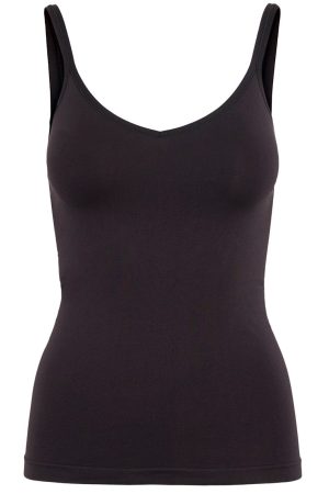 Pieces - PcPlain Underwear Top - Black Online nu