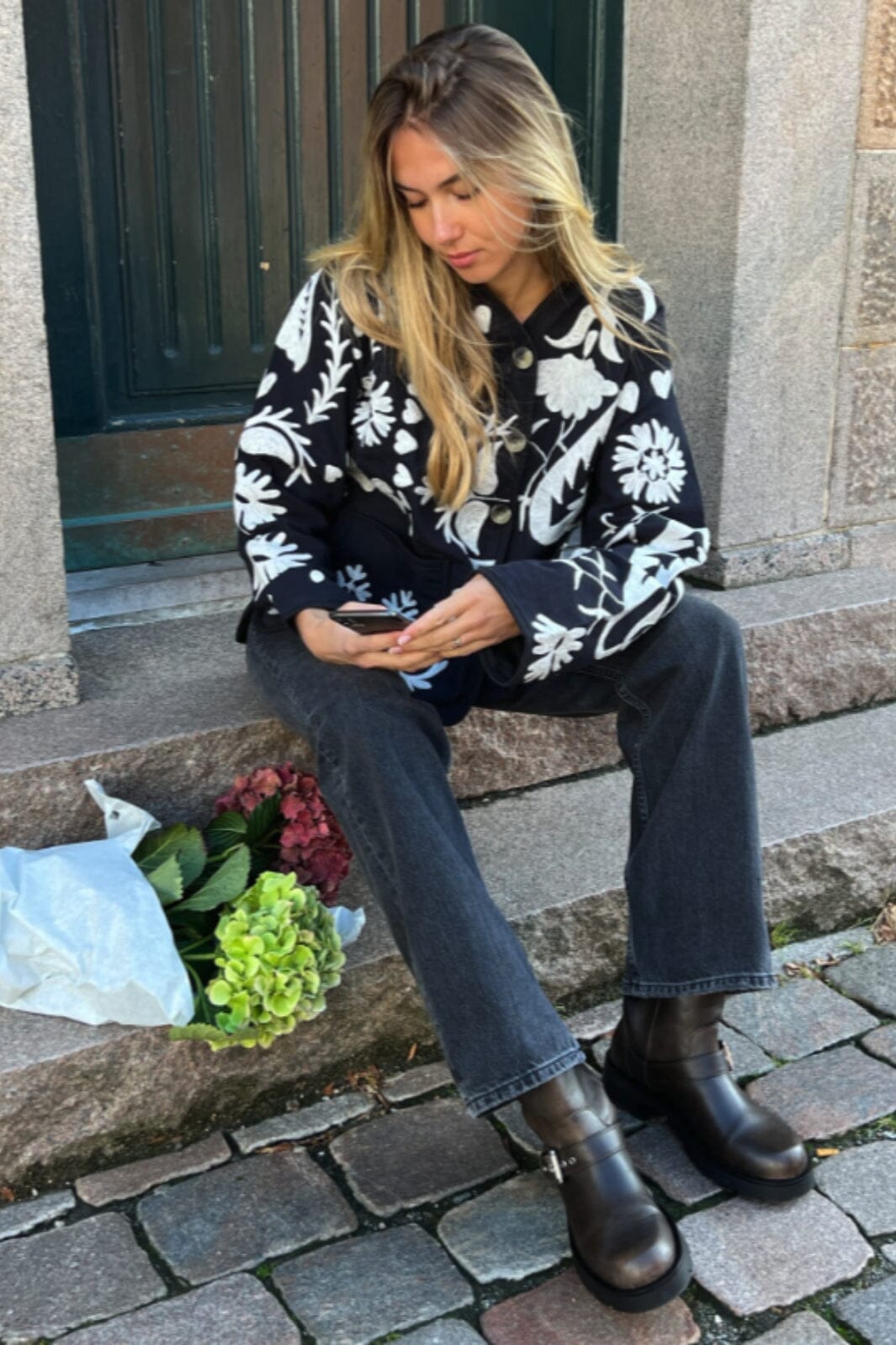 Sissel Edelbo - Maggie Suzani Jacket SE 1172 - Salt & Pepper