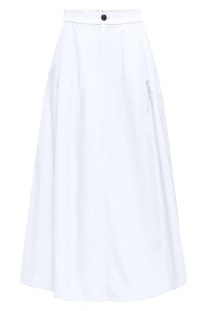 Only - Onlzora Long Pleat Skirt - 4795114 Bright White