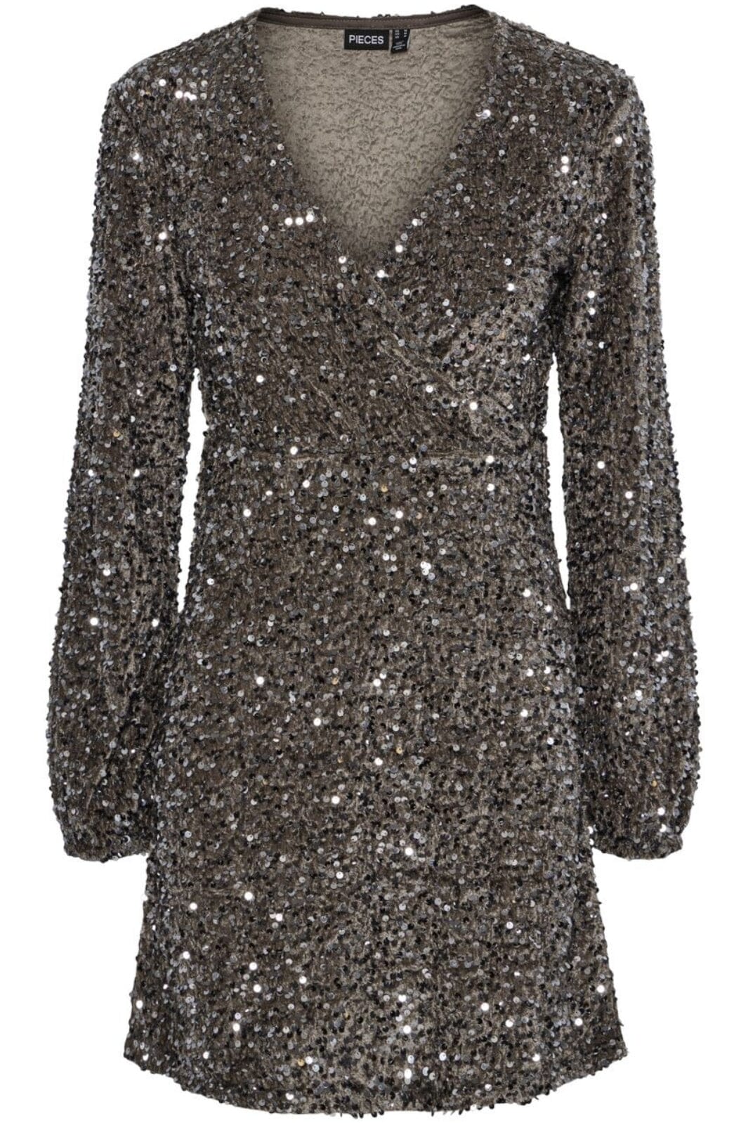 pieces-pckam-ls-wrap-dress-4641542-morel-silver-sequins_0.jpg Pieces - Pckam Ls Wrap Dress - 4641542 Morel Silver Sequins