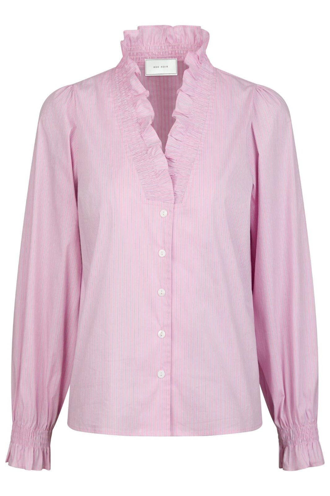 Neo Noir - Brielle Stripe Shirt 159701 - 754 - Light Pink Online
