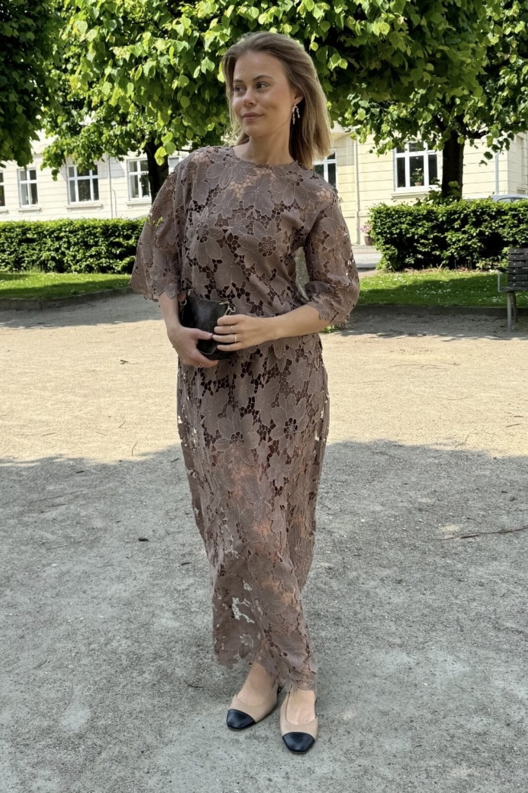 BYIC x Molly&My - Klaraic Lace Blouse - mocca Mocca