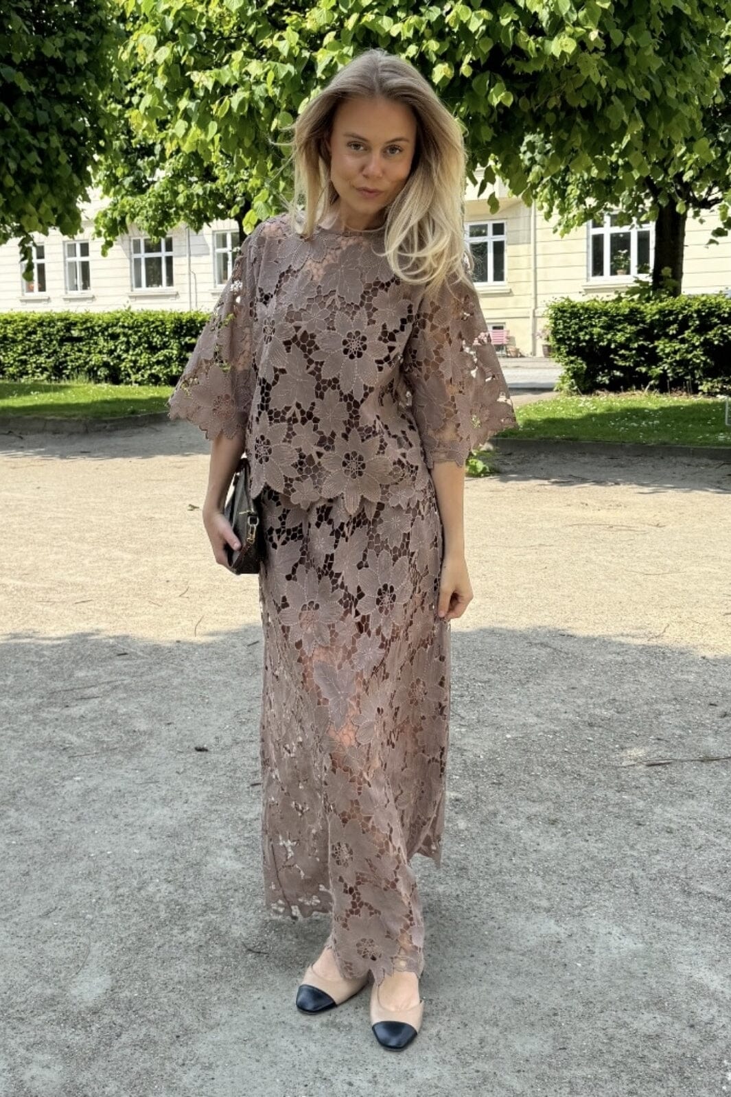 BYIC x Molly&My - Klaraic Lace Blouse - mocca Mocca