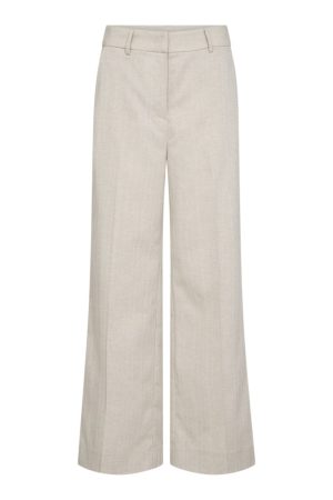 Forudbestilling - Co´Couture - Lisacc Linen Wide Pant 31515 - 199 - Bone