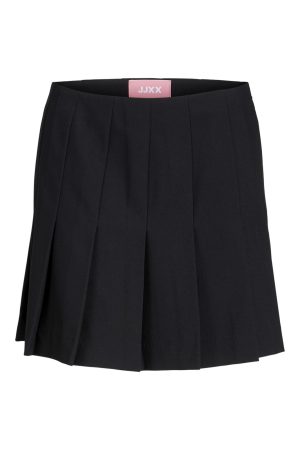 Jjxx - Jxellis Short Plisse Skirt Tlr 12274234 - 4714405 - Black Online salg
