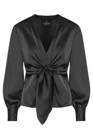 Karmamia - Blair Blouse - Semi Rich Black