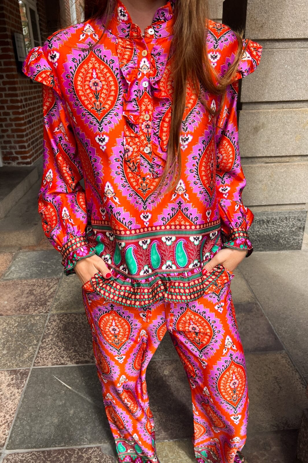 Noella - Sally Pants - 1085 Trisha Print