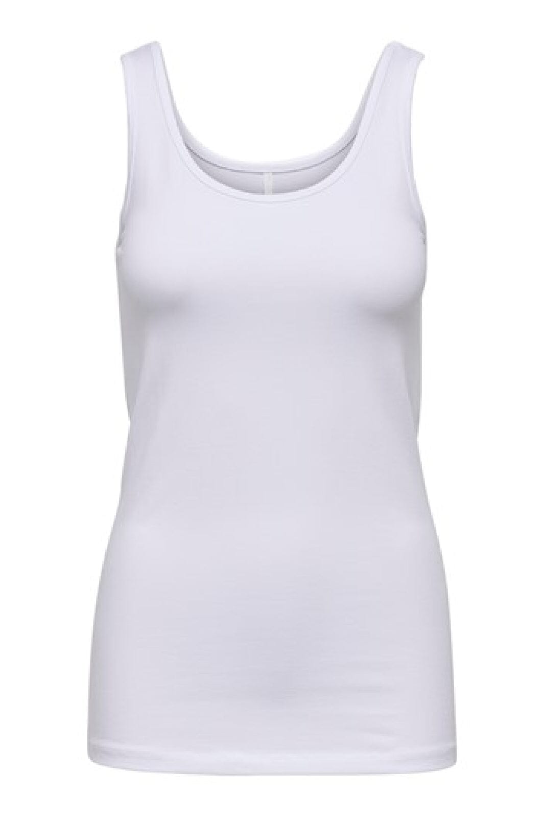 Only - Onllive Love S/L Tank Top - 1912221 White