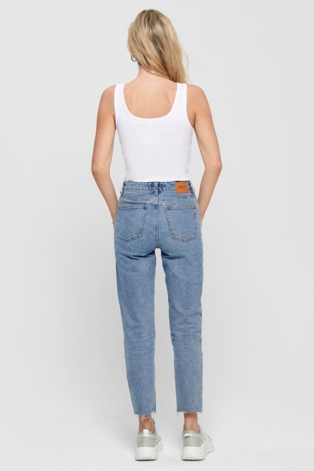 Only - Onllive Love S/L Tank Top - 1912221 White