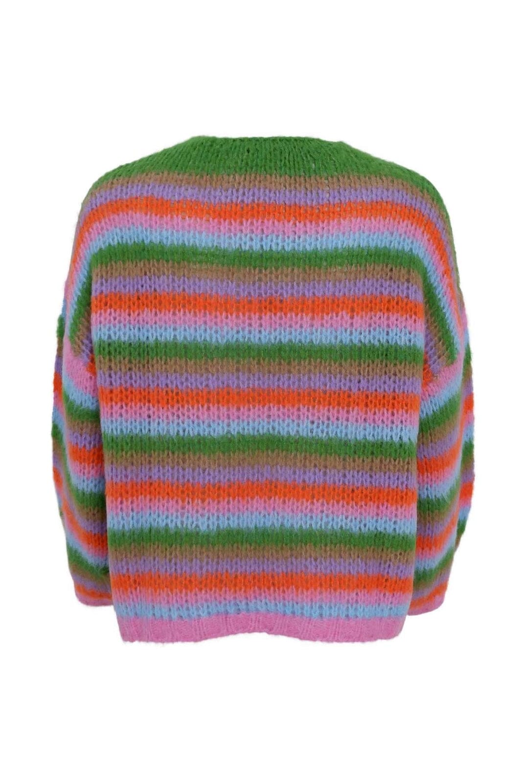 Black Colour - Bcmaddy Striped Cardigan 1210 - Mix Green