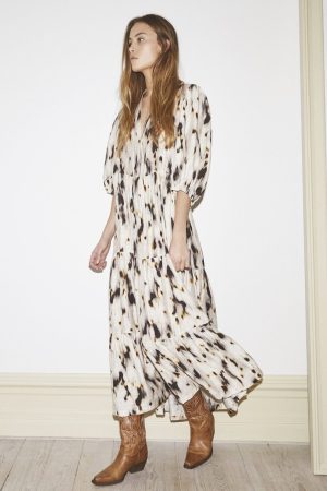 Forudbestilling - Co´Couture - Elisacc Floor Dress 36467 - 199 - Bone