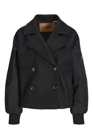 Jjxx - Jxharper Mix Biker Jacket Ln - 4557049 Black Online salg