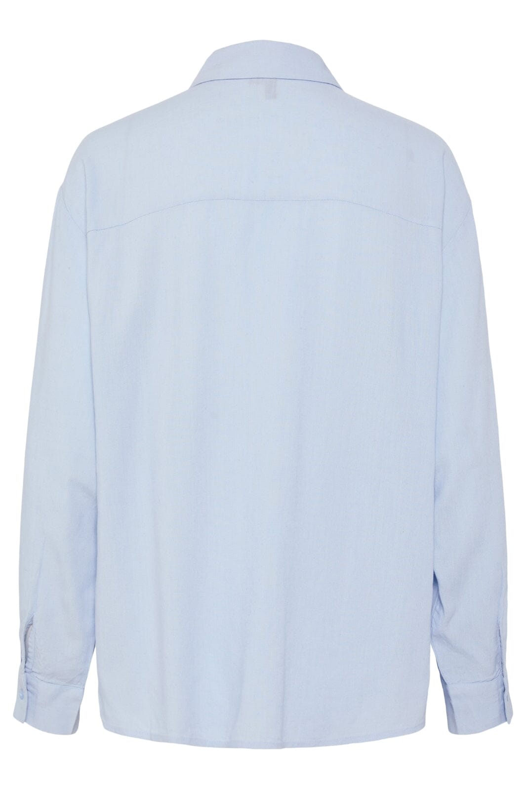 Pieces - Pcpia Ls Loose Shirt - 4648858 Cashmere Blue Hot på udsalg