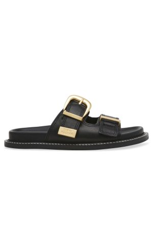Steve Madden - Arch-E Slides SM19000133 - 05O Blk Action Leather