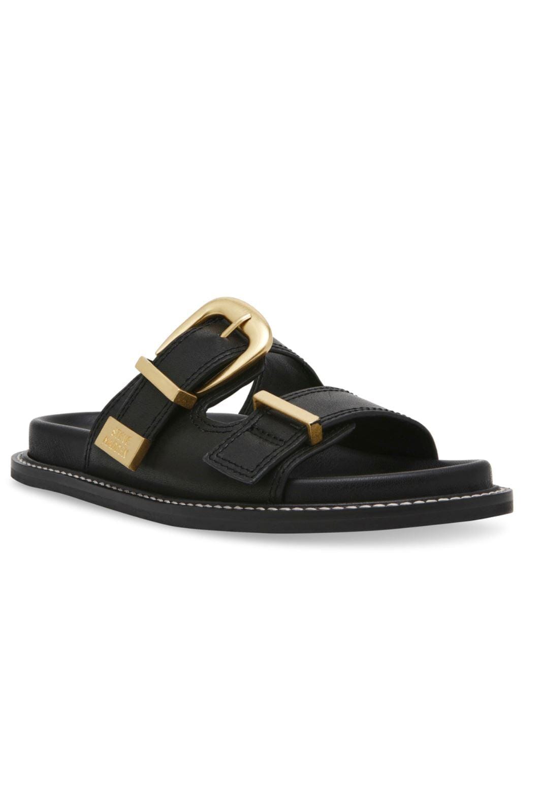 Steve Madden - Arch-E Slides SM19000133 - 05O Blk Action Leather