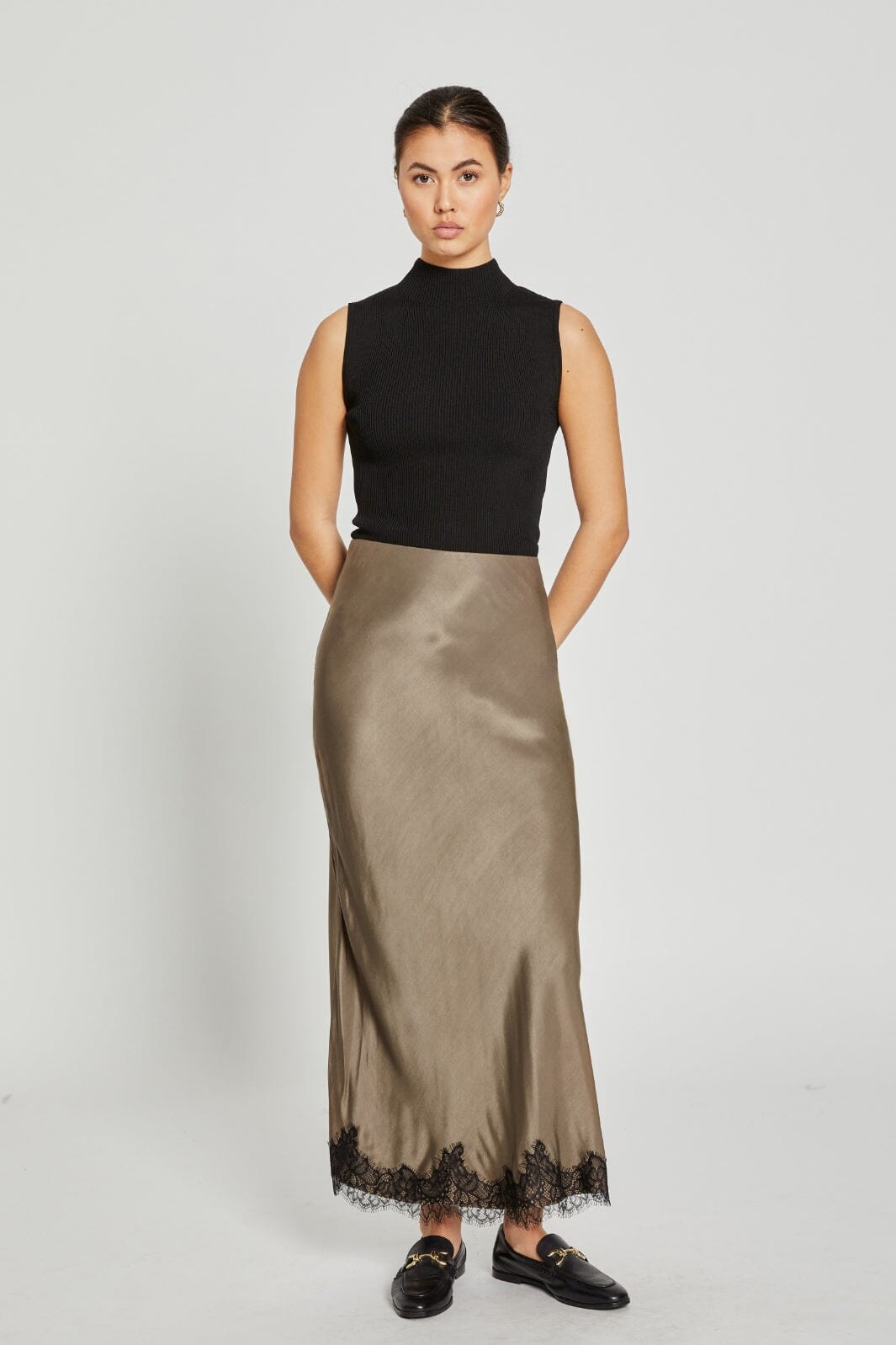 Bruuns Bazaar - Berriesbbjoanel Skirt - Shitake