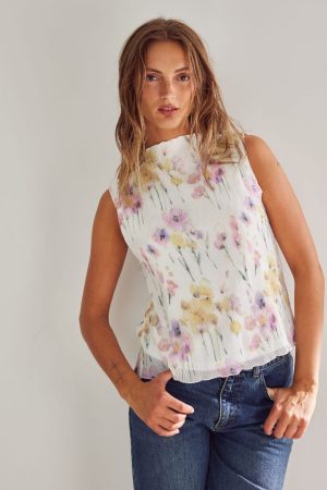 Forudbestilling - Noella - Lola Top 13240001 - 1320 - Tondah Print