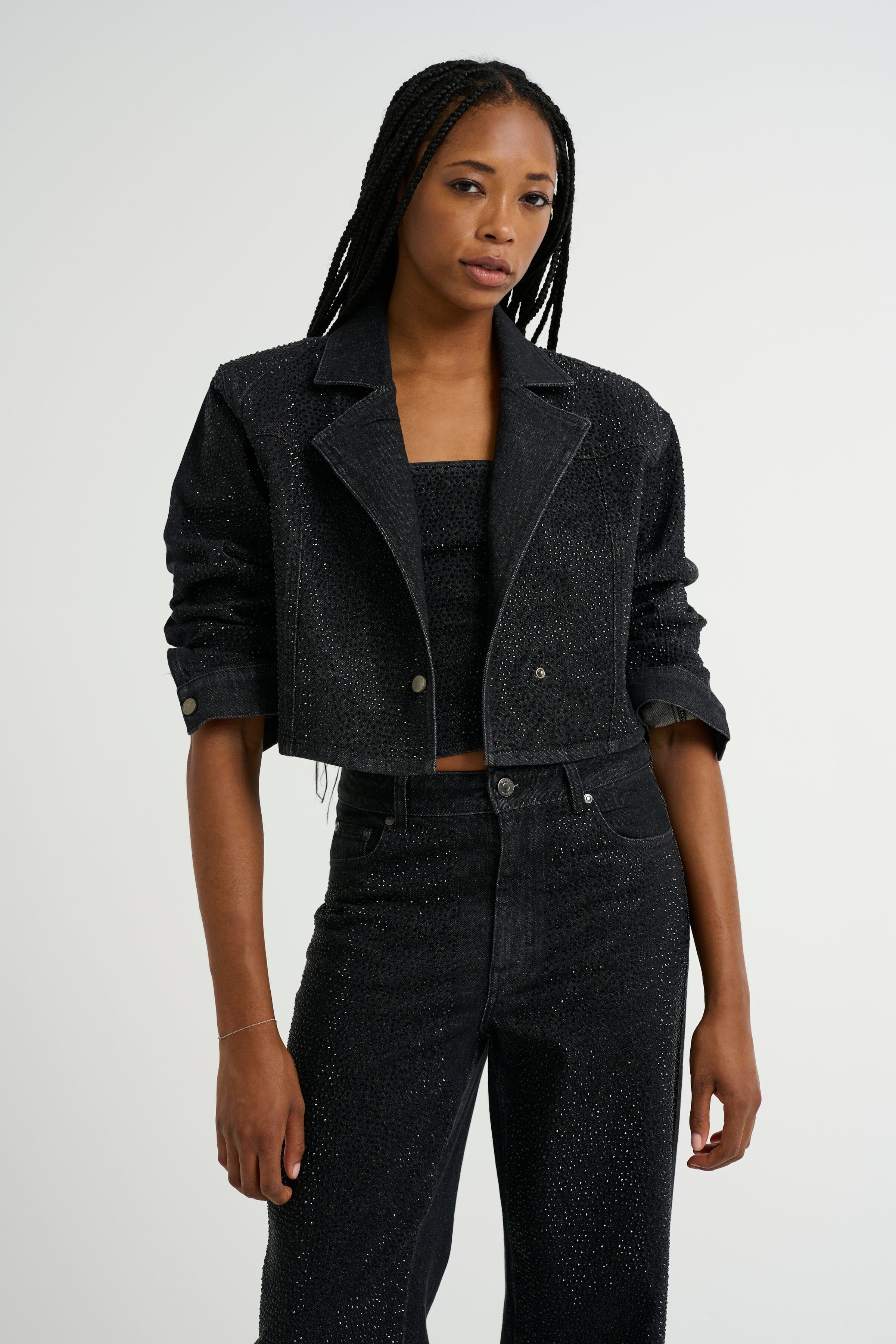 Gestuz - Zorahgz Jacket 10909562 - 106899 Dark Grey Washed/Black Stone Rabat