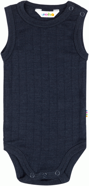 Joha - Body without sleeves - Navy - Uld/silke