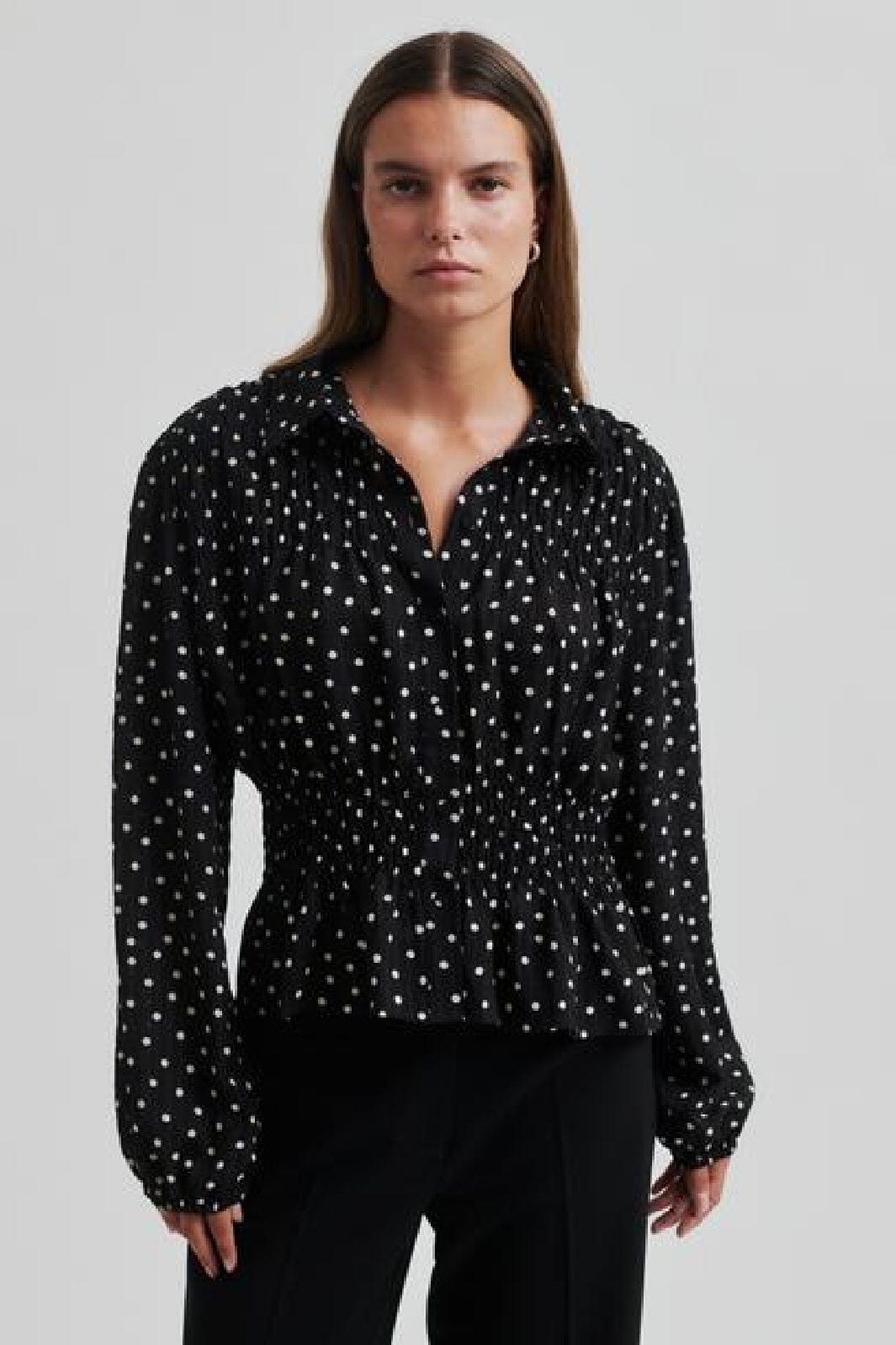Second Female - Tuva Shirt 59492 - 8001 Black