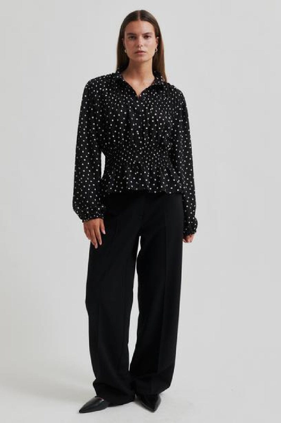 Second Female - Tuva Shirt 59492 - 8001 Black