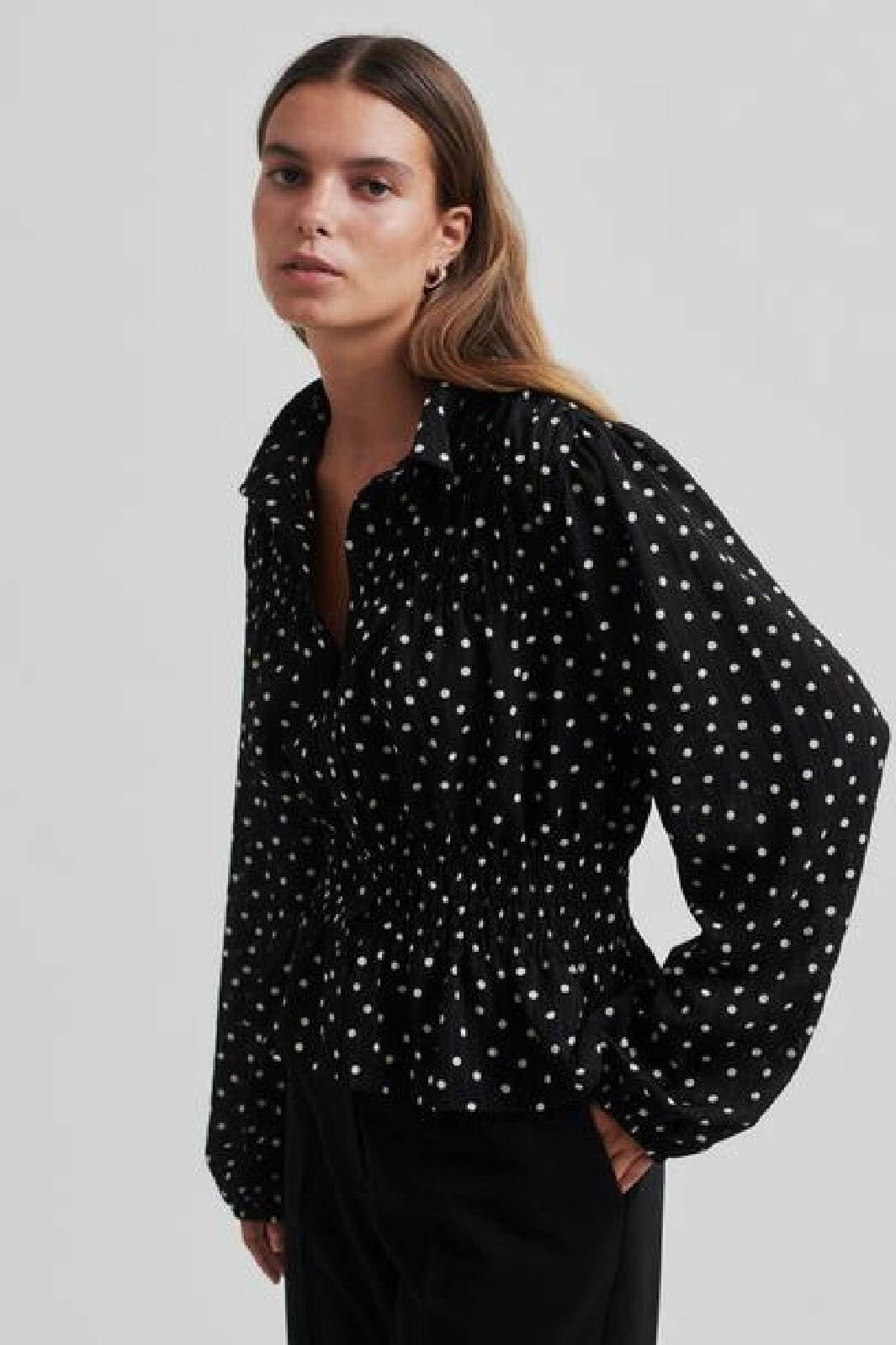 Second Female - Tuva Shirt 59492 - 8001 Black
