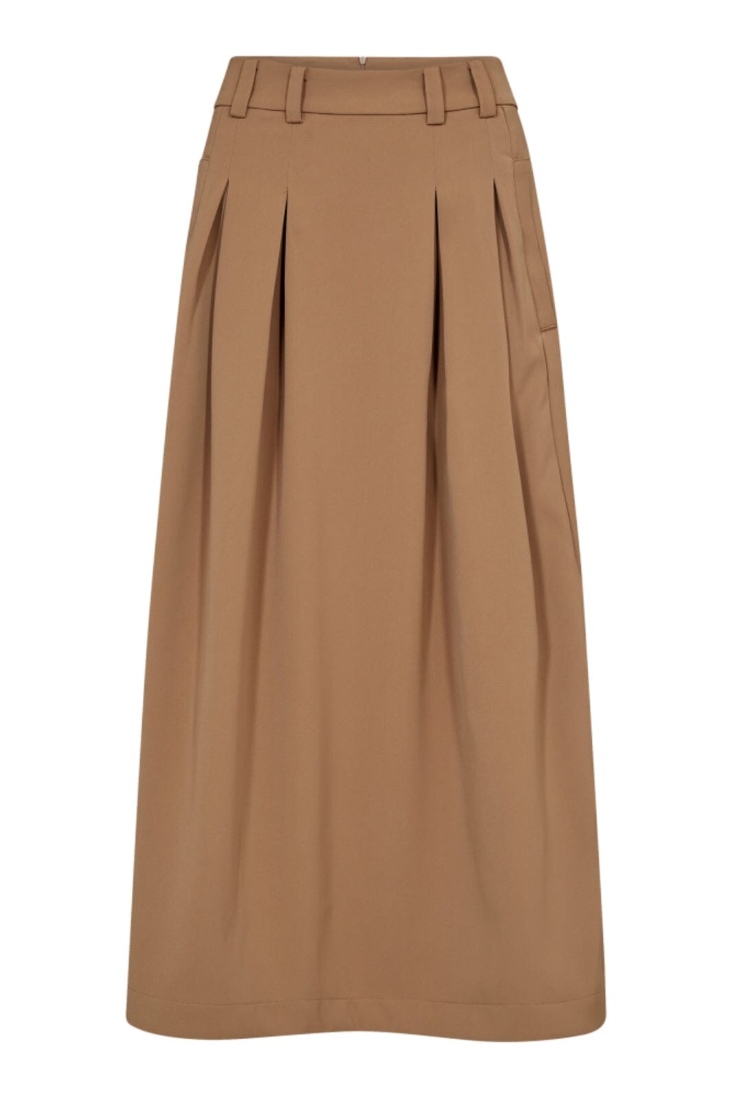Co´Couture - Anyacc Pleat Skirt 34178 - 16 Khaki