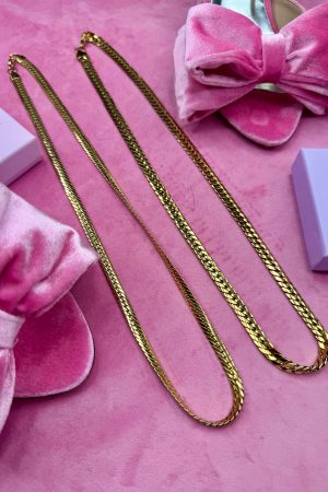 Mellow Moon - Snake Mesh Necklace Colh Serpent - Forgyldt