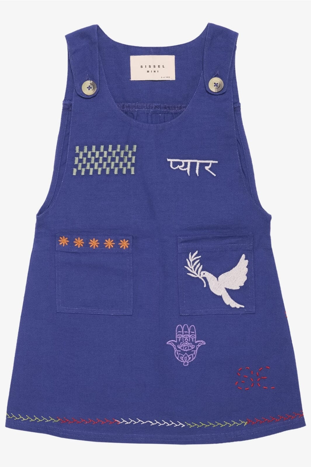Sissel Edelbo - Magda MINI Dress SE 1464 - Ultramarine Blue Online salg