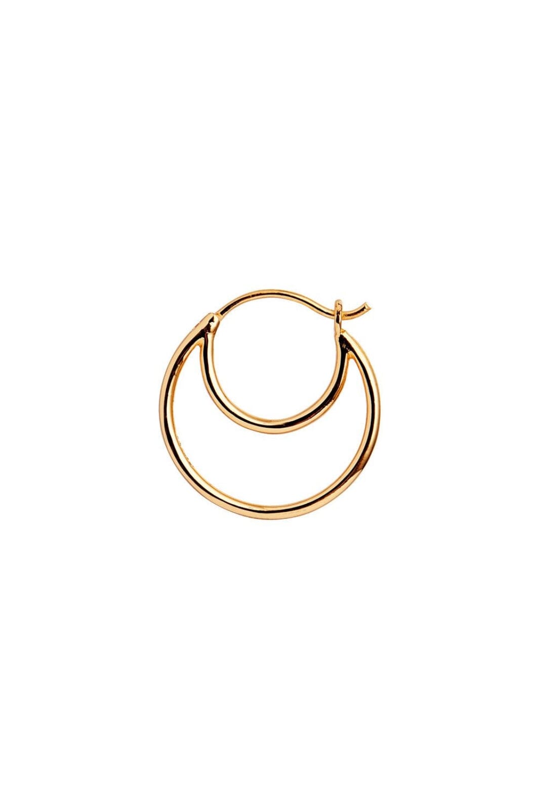 Stine A - Double Creol Earring Goldenen - 1136-02-S