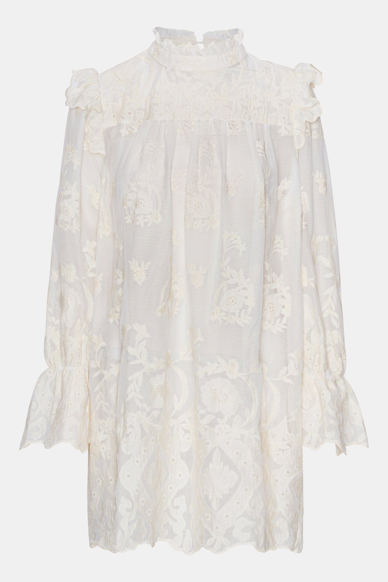 Forudbestilling - BYIC - Ellinoric Lace Dress - vw Vintage White