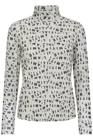 Haute L'Amitié - L'Amitié Mesh Rollneck HL10044 - Pearl/Mocca Levere