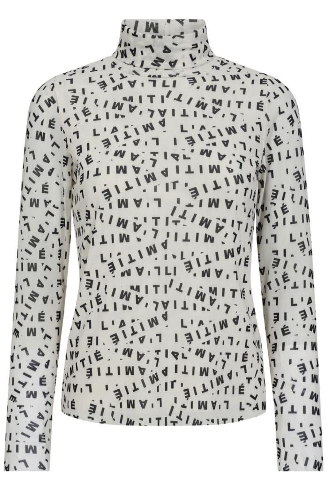 Haute L'Amitié - L'Amitié Mesh Rollneck HL10044 - Pearl/Mocca Levere