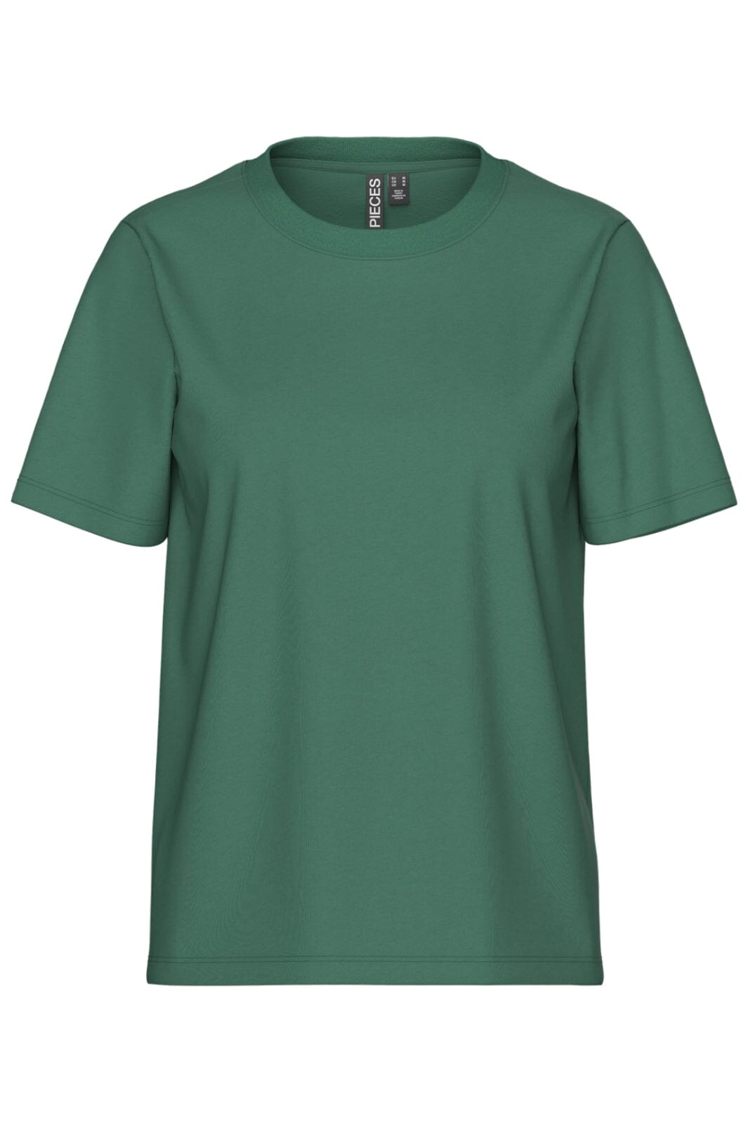 Pieces - Pcria Ss Solid Tee - 4858422 Hunter Green