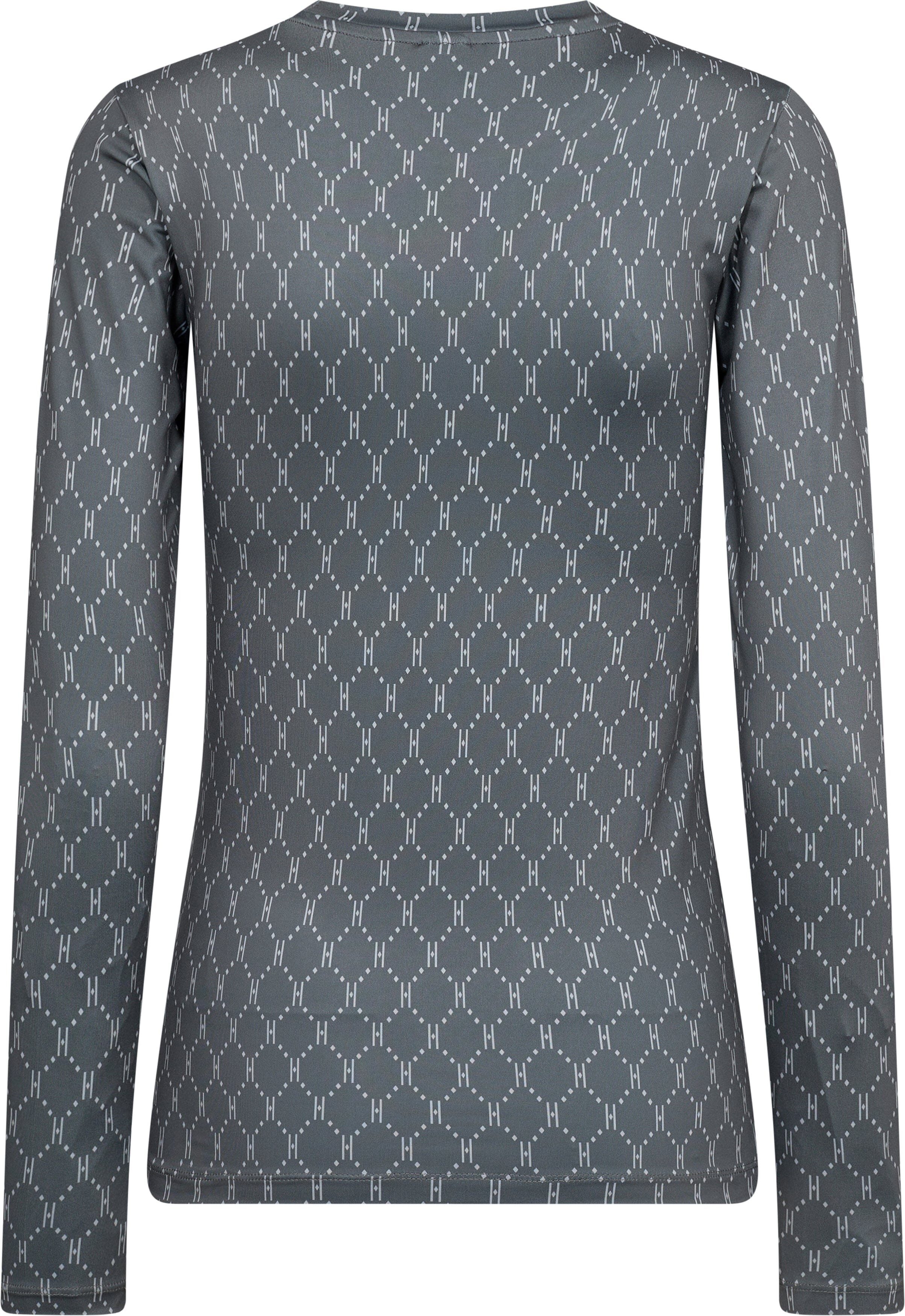 Hype The Detail - Printed Blouse 200-14 - 49 - Grå